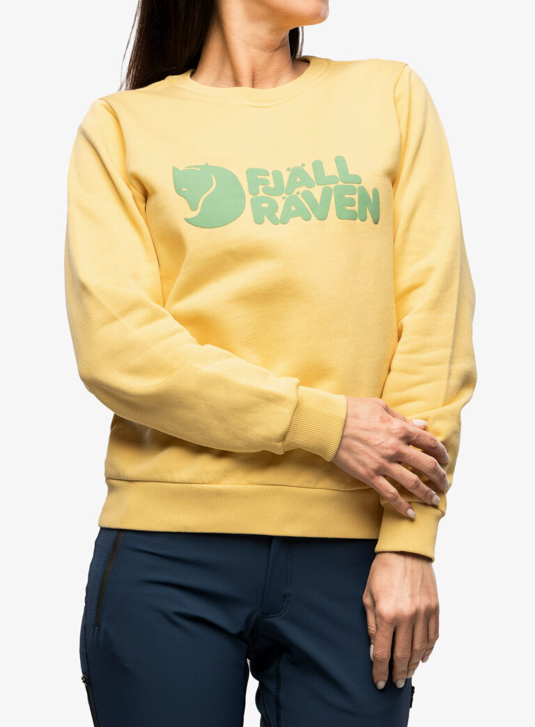 Cumpăra Hanorac femei Fjallraven Logo Sweater - mais yellow