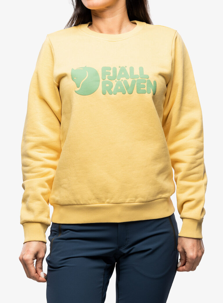 Hanorac femei Fjallraven Logo Sweater - mais yellow