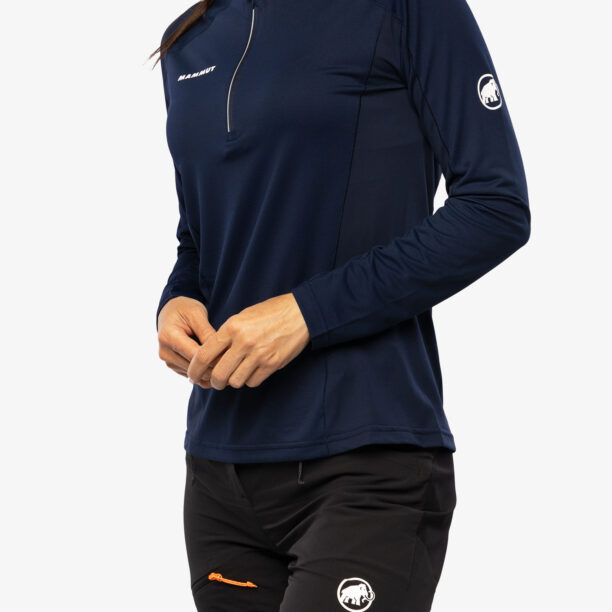 Cumpăra Hanorac femei Mammut Aenergy FL Half Zip Longsleeve - marine