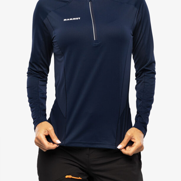 Hanorac femei Mammut Aenergy FL Half Zip Longsleeve - marine