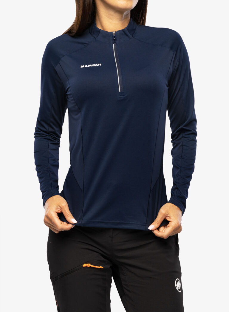 Hanorac femei Mammut Aenergy FL Half Zip Longsleeve - marine