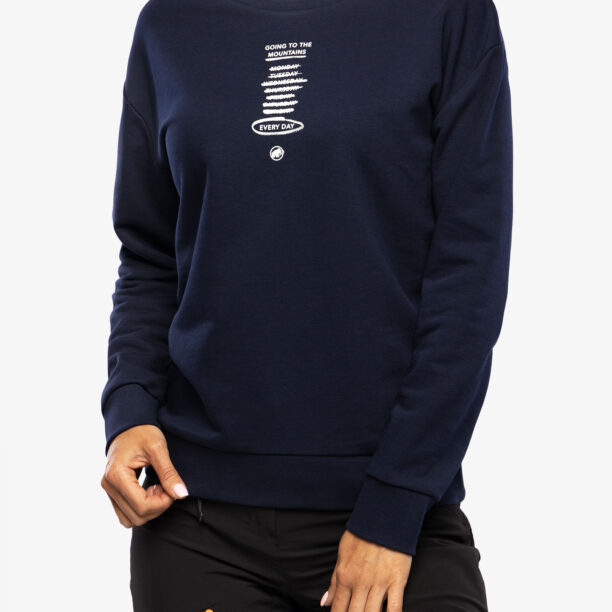 Cumpăra Hanorac femei Mammut Core ML Crew Neck Every Day - marine