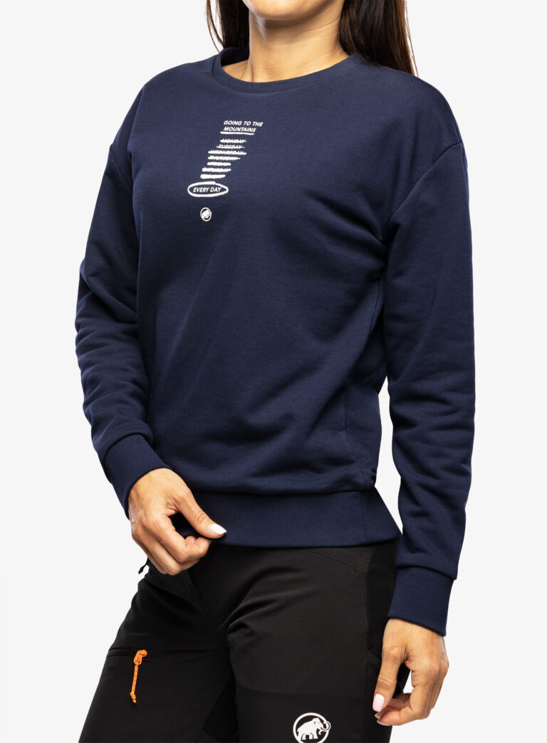 Hanorac femei Mammut Core ML Crew Neck Every Day - marine