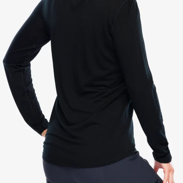 Preţ Hanorac femei Mammut Tree Wool FL Longsleeve - black/black