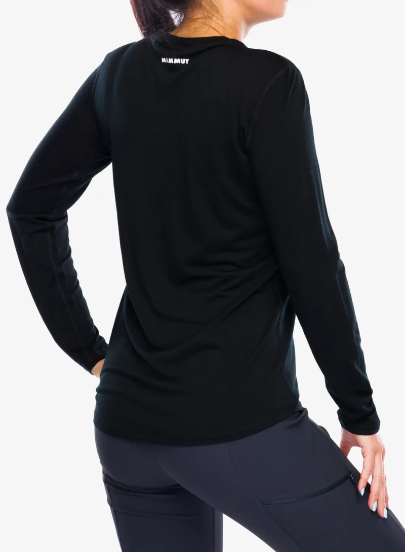 Preţ Hanorac femei Mammut Tree Wool FL Longsleeve - black/black