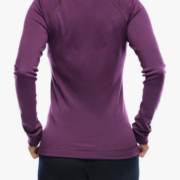 Hanorac femei Smartwool Classic Thermal Merino Base Layer Crew Boxed - purple iris heather preţ