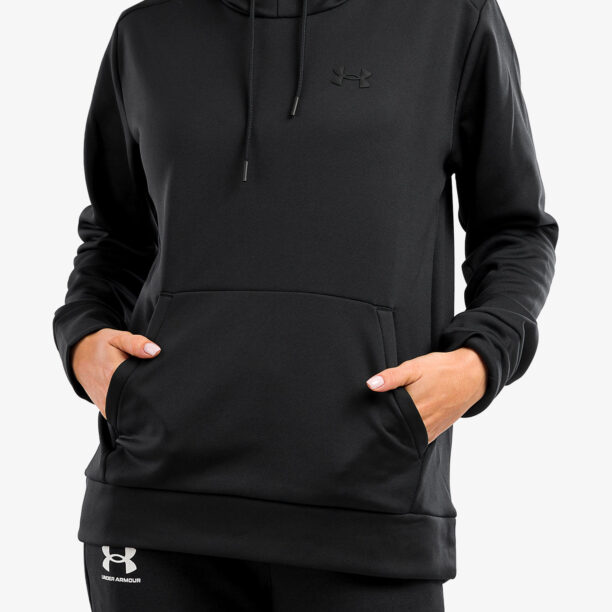 Hanorac femei Under Armour Armour Fleece LC Hoodie - black/black