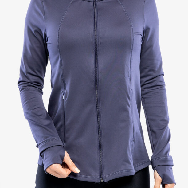 Hanorac femei Under Armour Meridian Cold Weather Jacket - tempered steel/aurora purple