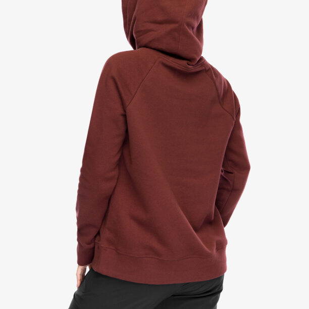 Hanorac femei Under Armour Rival Fleece Logo Hoodie - chestnut red/white preţ