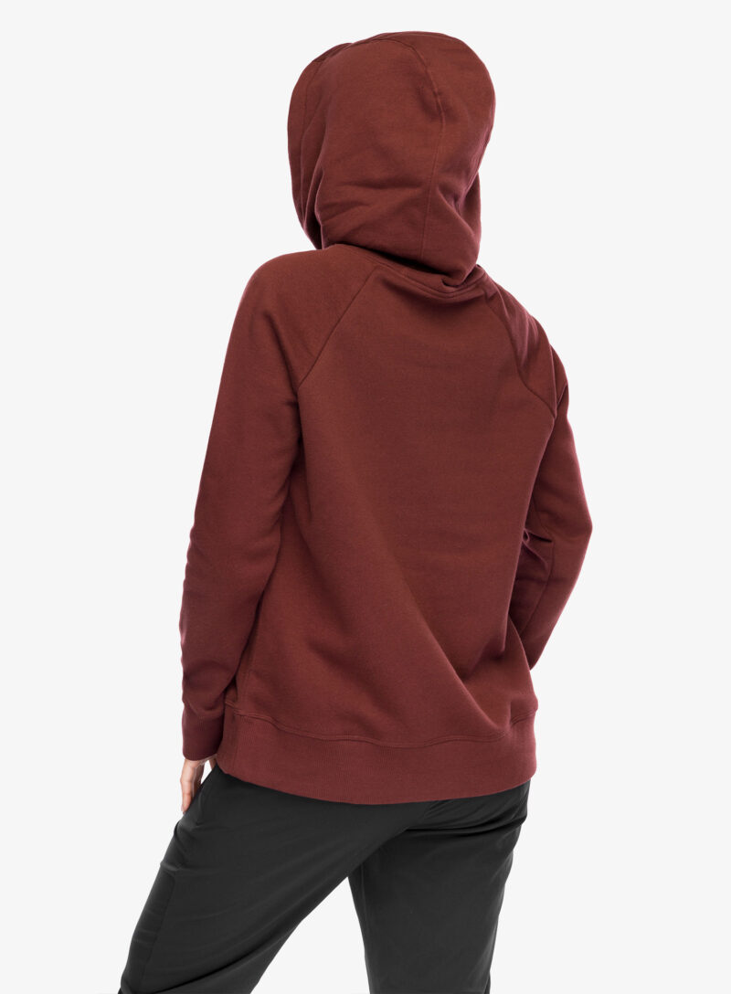 Hanorac femei Under Armour Rival Fleece Logo Hoodie - chestnut red/white preţ