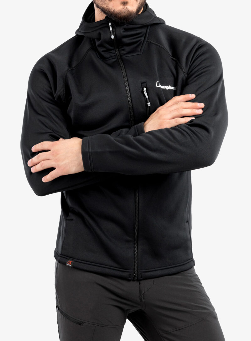 Hanorac fleece Berghaus Carnot Hooded - black/black preţ