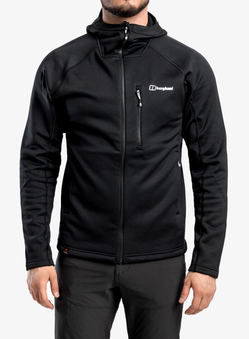 Cumpăra Hanorac fleece Berghaus Carnot Hooded - black/black