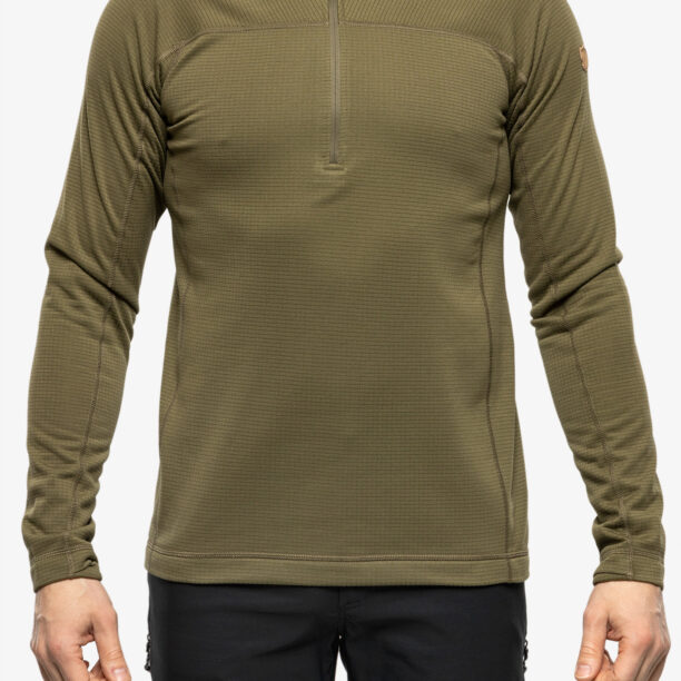 Cumpăra Hanorac fleece Fjallraven Abisko Lite Fleece Half Zip - green