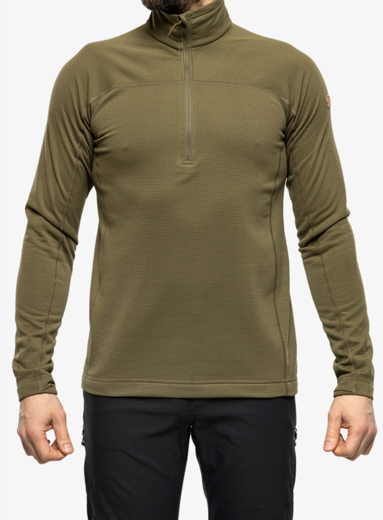 Cumpăra Hanorac fleece Fjallraven Abisko Lite Fleece Half Zip - green