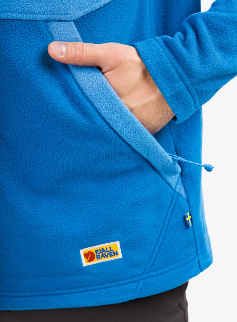 Hanorac fleece Fjallraven Vardag Lite Fleece  - alpine blue/un blue - imagine 6