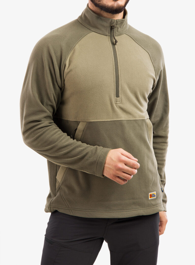 Cumpăra Hanorac fleece Fjallraven Vardag Lite Fleece  - laurel green/light olive