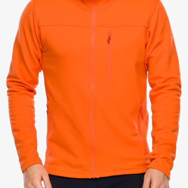 Hanorac fleece Haglofs Rosson Mid Hood - blaze orange