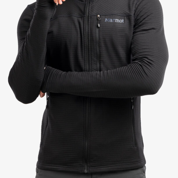 Cumpăra Hanorac fleece Marmot Preon Hoody - black