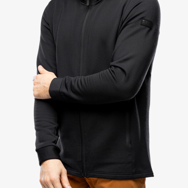 Cumpăra Hanorac fleece Mons Royale Arcadia Merino Fleece Hoody - black