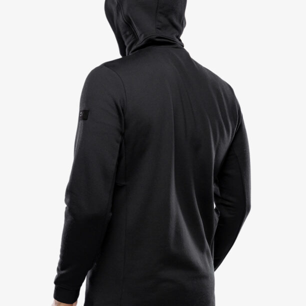 Original Hanorac fleece Mons Royale Arcadia Merino Fleece Hoody - black