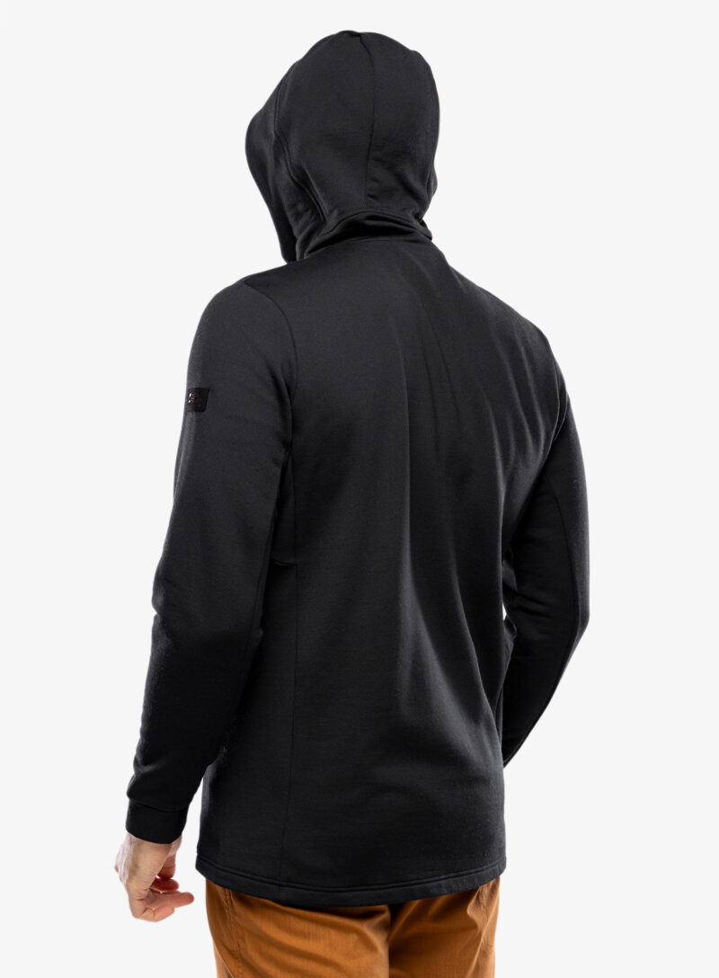 Original Hanorac fleece Mons Royale Arcadia Merino Fleece Hoody - black