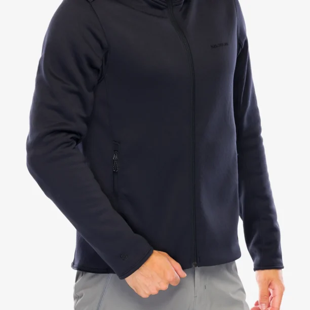 Cumpăra Hanorac fleece Salomon Sntial Midwarm HD - deep black