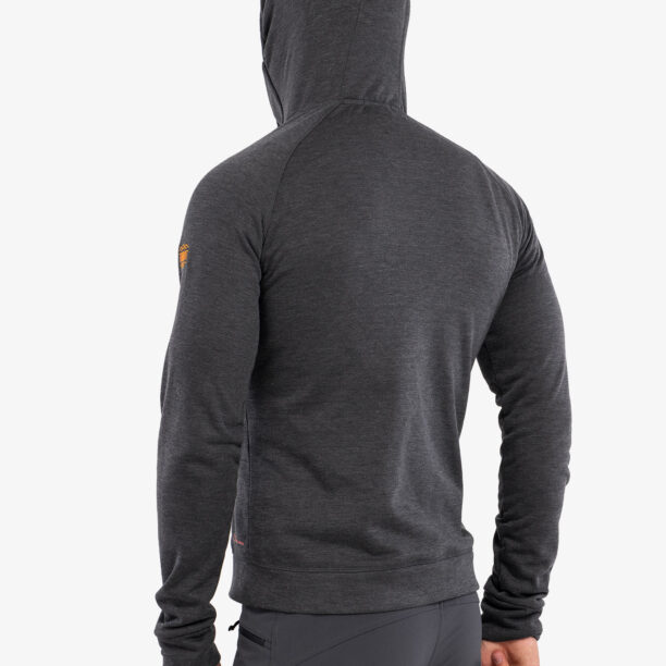 Hanorac fleece Turbat Peak - jet black preţ