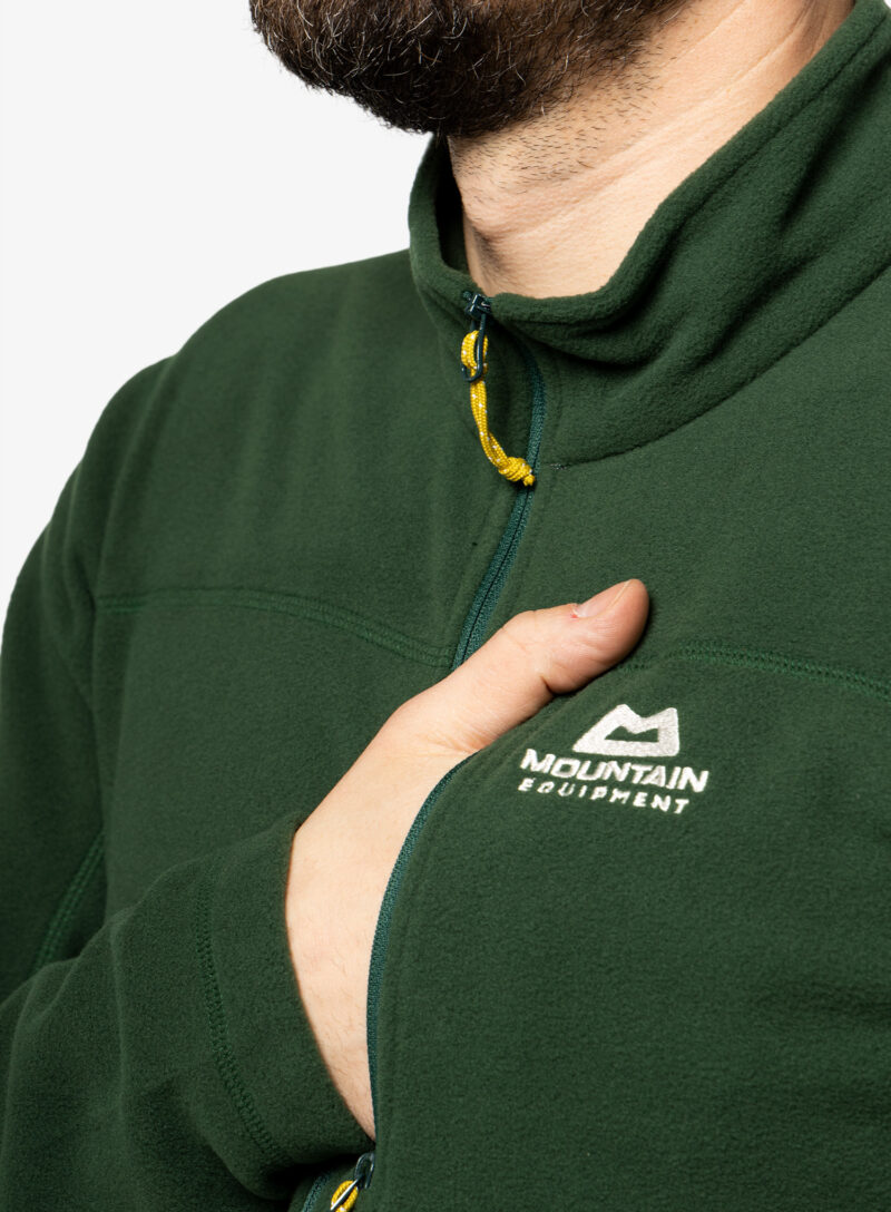 Original Hanorac fleece barbati Mountain Equipment Micro Zip T - conifer