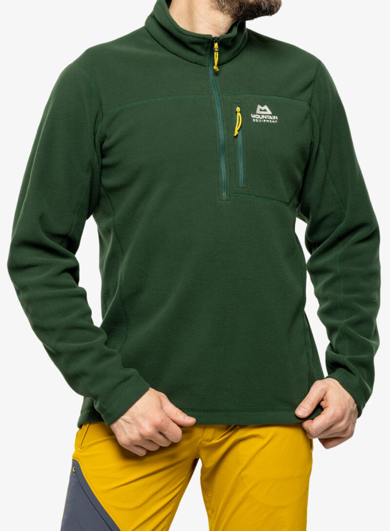 Hanorac fleece barbati Mountain Equipment Micro Zip T - conifer