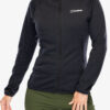 Hanorac fleece femei Berghaus Heuberg Hoody - jet black/grey pinstripe marl