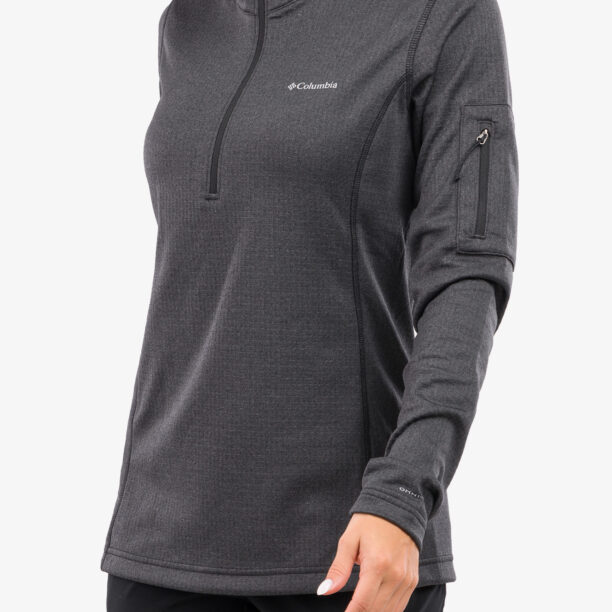 Cumpăra Hanorac fleece femei Columbia Park View Grid Fleece Half Zip - black