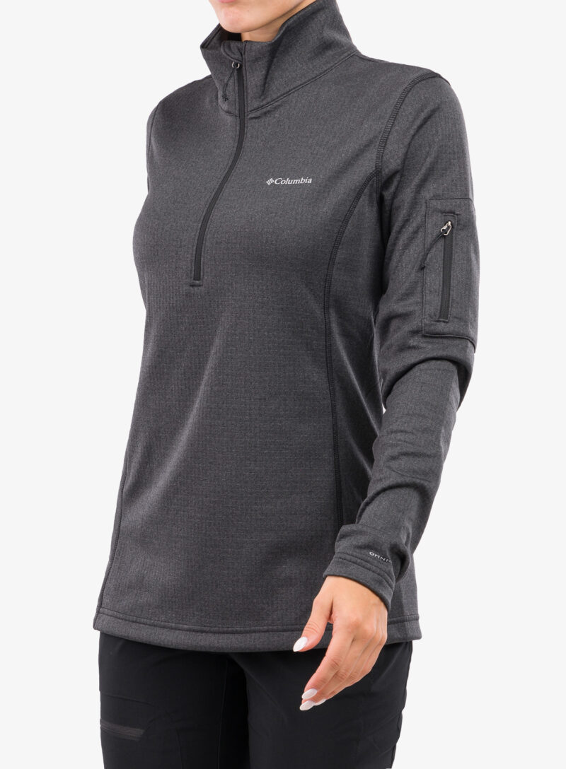 Cumpăra Hanorac fleece femei Columbia Park View Grid Fleece Half Zip - black