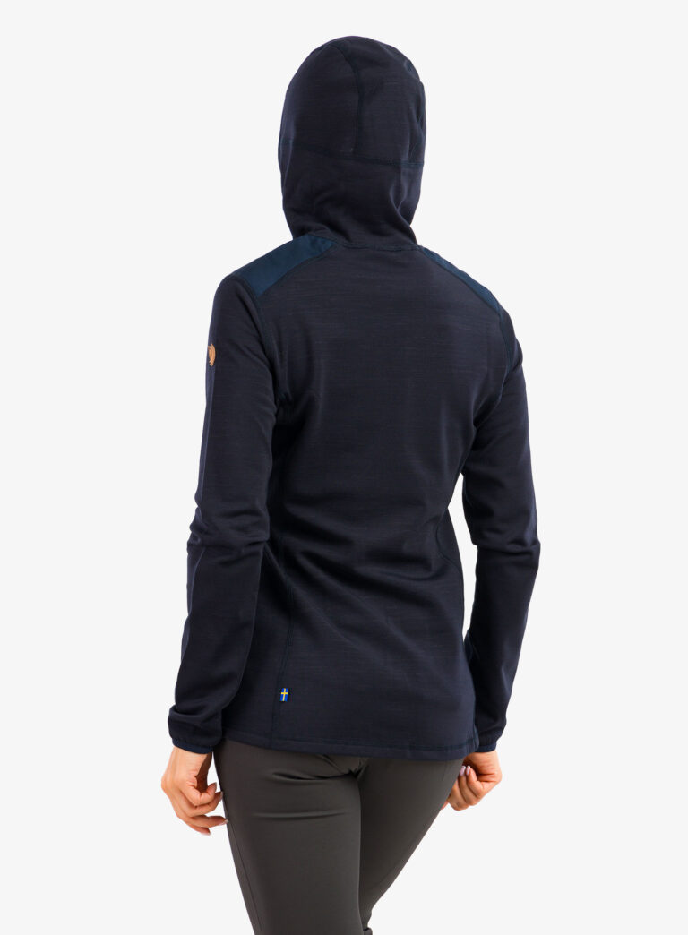 Preţ Hanorac fleece femei Fjallraven Keb Fleece Hoodie - dark navy