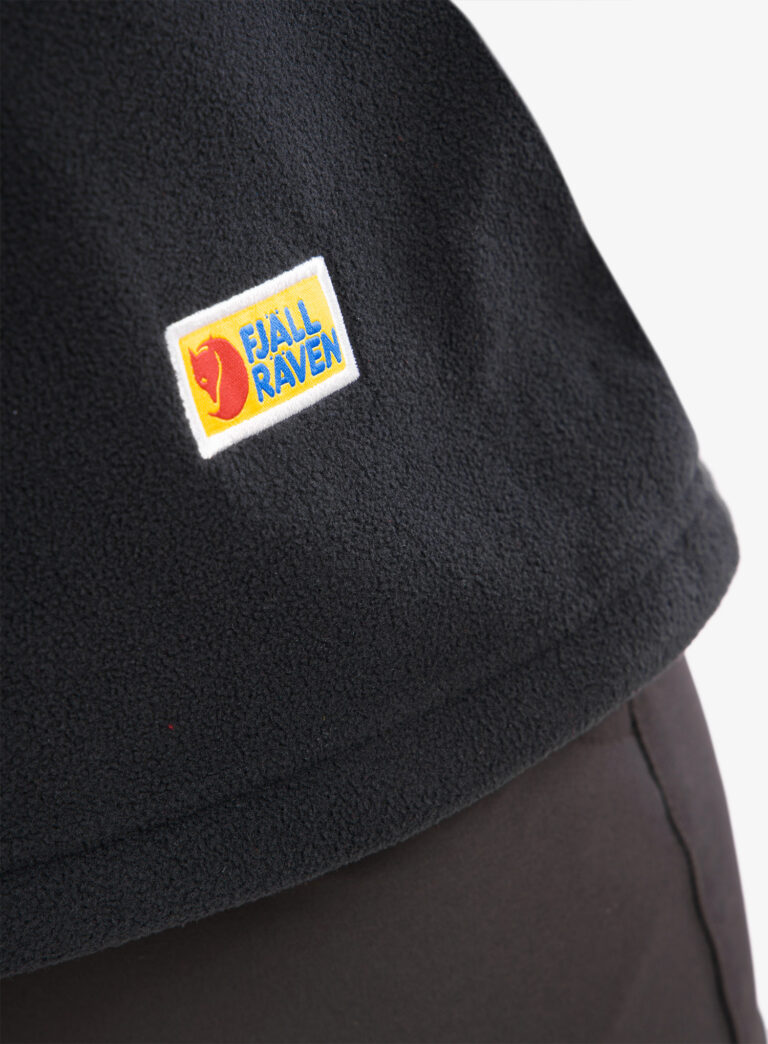 Hanorac fleece femei Fjallraven Vardag Lite Fleece - black/dark grey - imagine 6