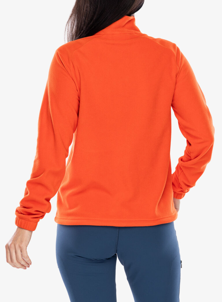 Hanorac fleece femei Fjallraven Vardag Lite Fleece - flame orange preţ