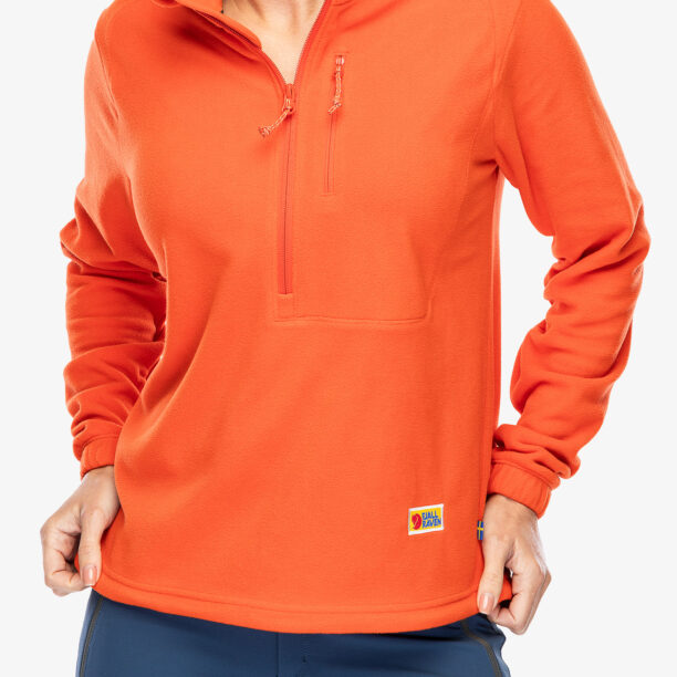 Preţ Hanorac fleece femei Fjallraven Vardag Lite Fleece - flame orange