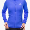 Hanorac fleece femei The North Face 100 Glacier FZ - solar blue