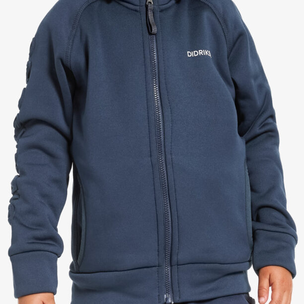 Hanorac pentru copii Didriksons Corin Full Zip - navy