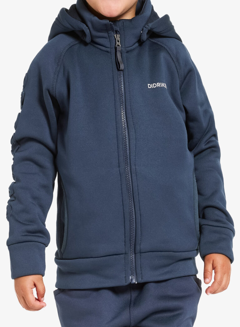 Hanorac pentru copii Didriksons Corin Full Zip - navy