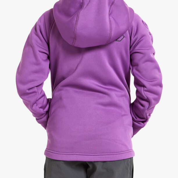 Hanorac pentru copii Didriksons Hekto Full Zip - tulip purple preţ