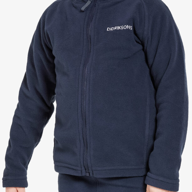 Hanorac pentru copii Didriksons Monte Full Zip - navy