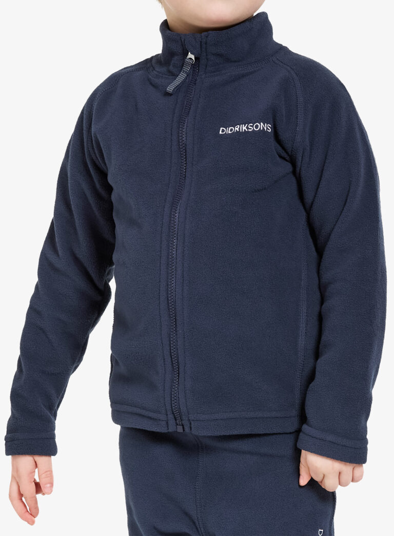 Hanorac pentru copii Didriksons Monte Full Zip - navy