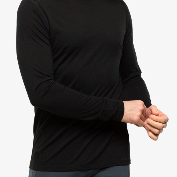 Original Hanorac termic Smartwool Classic Merino Base Layer LS Boxed - black