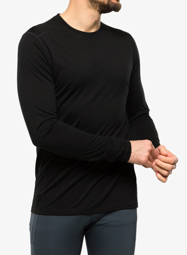 Original Hanorac termic Smartwool Classic Merino Base Layer LS Boxed - black