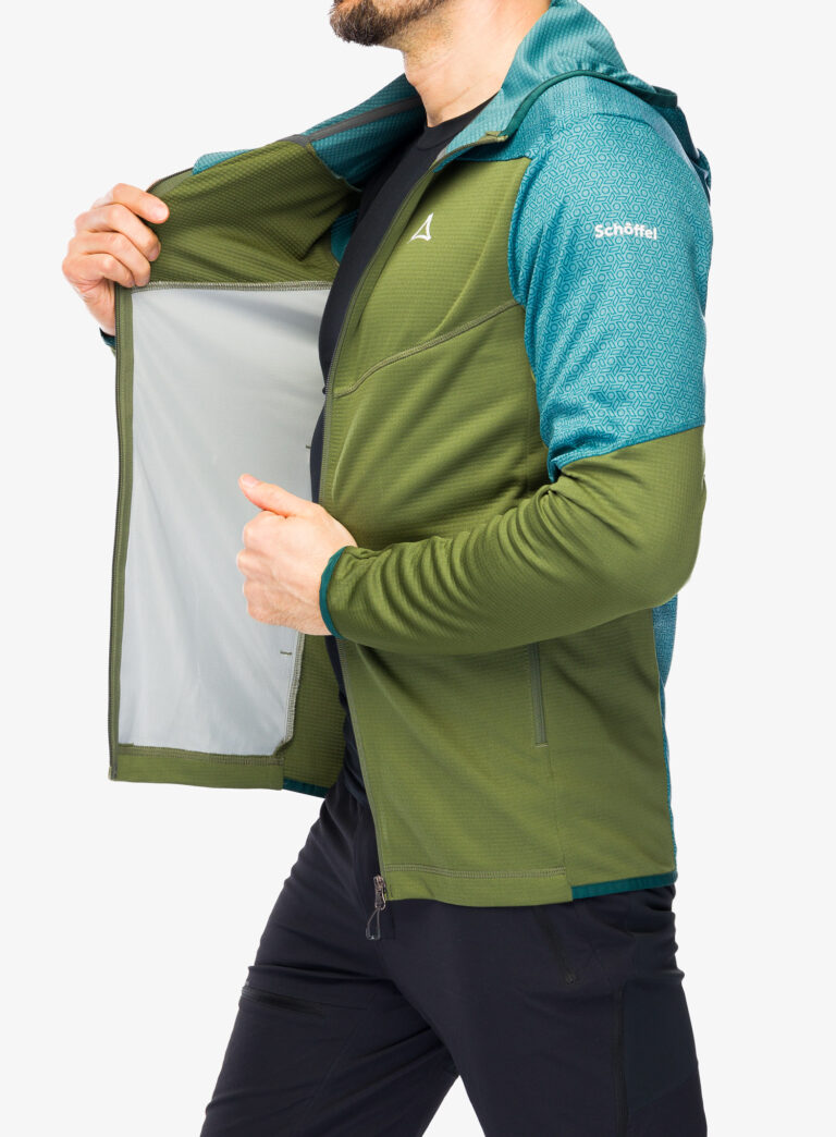 Hanorac trecking Schoffel Fleece Hoody Svardalen - balsam green - imagine 6