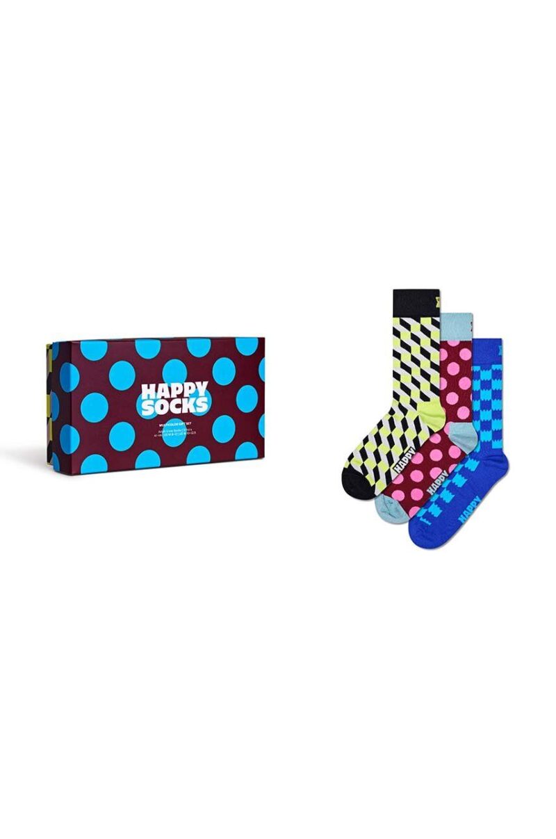 Happy Socks sosete 3-Pack Multicolor Gift Set 3-pack P001721