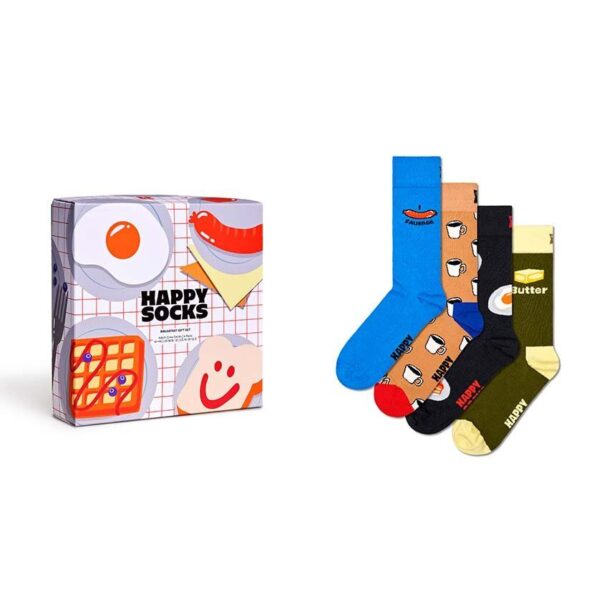 Happy Socks sosete 4-Pack Breakfast Gift Set P001725