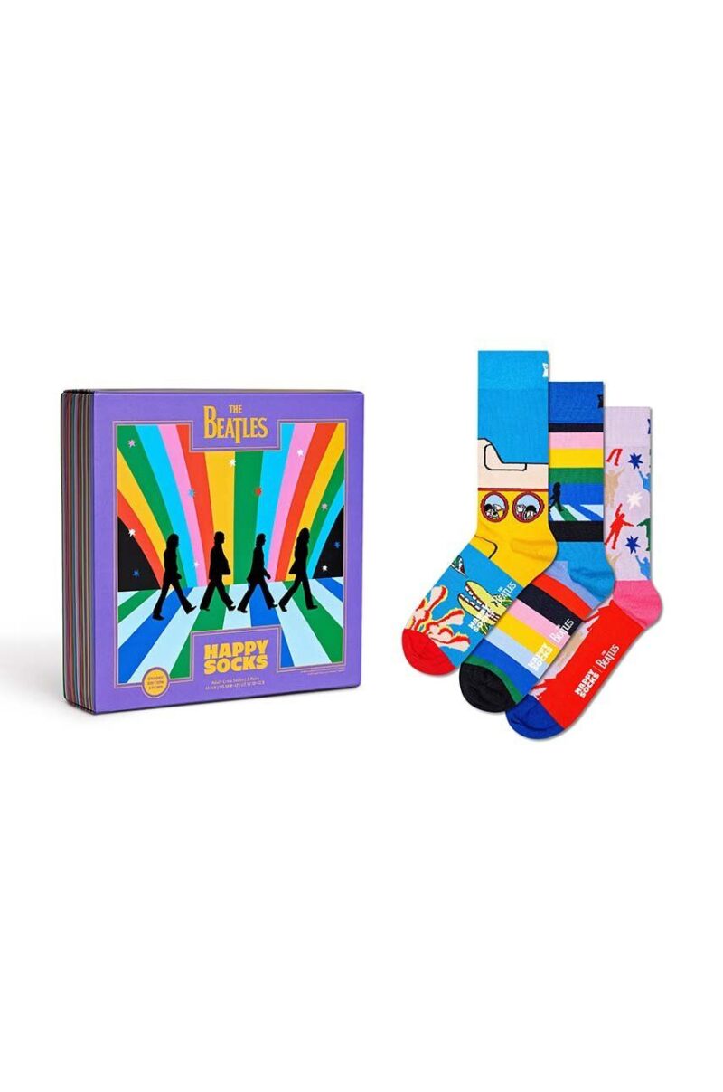 Happy Socks sosete Beatles 3-Pack Socks Gift Set 3-pack P002219