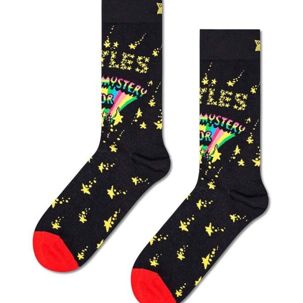 Happy Socks sosete Beatles Magical Mystery Tour culoarea negru