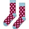 Happy Socks sosete Big Dot Sock culoarea rosu